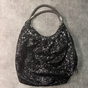 Black Steve Madden Sequin Shoulder Bag